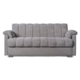 thumbnail image 2 of Sofá Cama Makora Velvet Gris Claro Modelo Mercury Varias Posiciones, 2 of 7