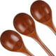 thumbnail image 3 of Cucharas de madera de 6 piezas, cucharas de mezcla de estilo coreano de 13 "de largo para cocinar, cuchara de mesa ecológica BANYUO Hogar, 3 of 5