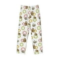 thumbnail image 2 of Vsdgher Donut Sloth Print Mens Pajama Pants Sleep & Lounge Pants, PJ Bottoms With elastic waistb and Pockets, 2 of 5