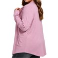 thumbnail image 4 of Iroehba Womens Cardigan Plus Size Long Sleeve Open Front Solid Color Relaxed Cut Casual Outerwear with Pockets for Everyday Wear, 4 of 10