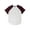 White/Burgundy, variant on Ma Croix Men's Hip Hop Baseball Tee Button Down Street Inspired Sport Fit Two Tone Raglan Jersey