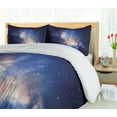 thumbnail image 5 of Ambesonne Galaxy Duvet Cover Sets, Immense Space Hole View, 2-King, Navy Blue, 5 of 7