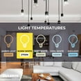 thumbnail image 5 of Bulbrite  Pack of (12) 40 Watt Dimmable Clear G40 Incandescent Light Bulbs with Medium (E26) Base, 2700K Warm White Light, 5 of 5