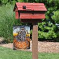thumbnail image 4 of Black Cat Garden Flag Double Sided, Scary Bat Yard Small Flags for Farmhouse Outdoor Porch Lawn Home Decor 12 x 18 Inch, 4 of 5