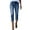 Blue, variant on frariair Classic Womens Denim Capris Stretch Fabric Comfortable Jeans For Casual Wear With Traditional Pockets Blue