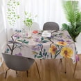 thumbnail image 5 of Yayeee Tablecloths for Rectangular Tables 60 x 60 inch Party Table Cover, Purple Floral Pattern, 5 of 6