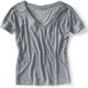 thumbnail image 1 of Camiseta gráfica con cuello en V Aeropostale gris mediana, 1 of 1