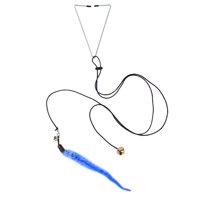 Hanging Cat Teaser Stick Adjustable Good Elasticity Funny Interactive Toy Cat Supplies
