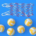 thumbnail image 4 of 2 bolsas de red para baloncesto, fútbol, fútbol, malla de almacenamiento, porta balones deportivos, bolsas de transporte para voleibol, fútbol y baloncesto., 4 of 6