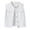 White, variant on thefmos Women's Button Denim Vest with Pocket Long Sleeve Solid Color Casual Jean Coat Fashion Fall Spring Outfit, White XL