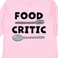 thumbnail image 4 of Inktastic Food Critic with Fork and Spoon Boys or Girls Long Sleeve Toddler T-Shirt, 4 of 5