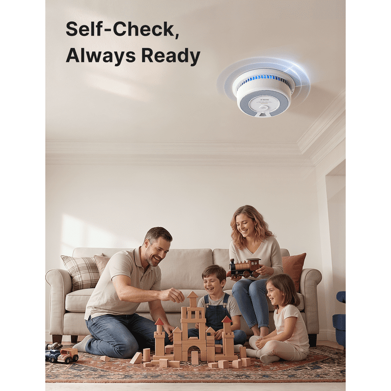 X-Sense Smoke and Carbon Monoxide Alarm Combo, 10 Year Sealed
