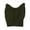 Olive, variant on Top Headwear Cute Adventure Ears Rib Knit Beanie - Olive Green