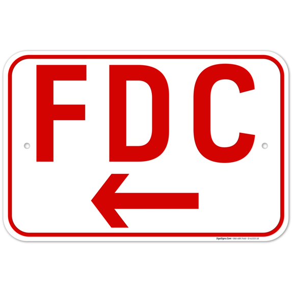 FDC Left Arrow Sign,
