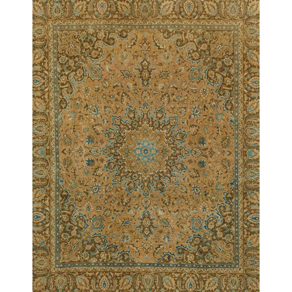 Ahgly Company Machine Washable Indoor Rectangle Abstract Cinnamon Brown Area Rugs, 5' x 7'