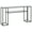 Blackened Bronze, variant on Evelyn&Zoe Marilyn 55" Wide Rectangular Console Table, Blackened Bronze
