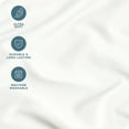 thumbnail image 5 of Bare Home Pillowcase Set - Premium 1800 Collection - Double Brushed - Ultra Soft - King Size, Cream, 4 Count, 5 of 8