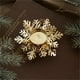 thumbnail image 4 of Christmas Golden Iron Candlestick Table Decoration Christmas Day Decoration Snowflake Decoration Table Arrangement, 4 of 7