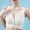 White, variant on Women' s Solid Color Front Closure Bra Lift Enhancing, Breathable Seamless Everyday Lingerie with Comfort Fit and Smooth Support Size 3XL