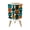 Color 4, variant on Small Trash Can with Lid Blue school fish swimming seamless print Ocean sea waves 1.8 Gallon Dog Proof Trash Can Round Garbage Can Waste Bin Wastebasket for Bathroom Bedroom Living Room