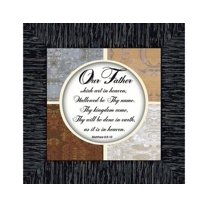 The Lord's Prayer, Our Father Prayer, Bible Verses Wall Decor, 6x6 75530