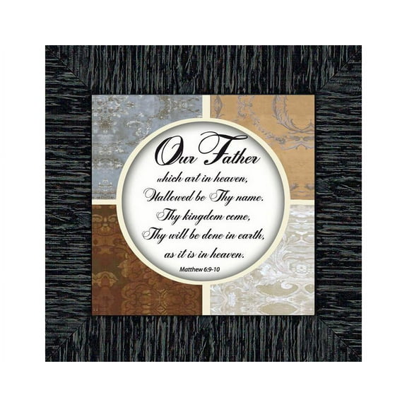 The Lord's Prayer, Our Father Prayer, Bible Verses Wall Decor, 6x6 75530