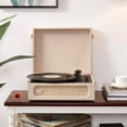 thumbnail image 5 of Arkrocket Coryphaeus Vinyl Record Player 3-Speed Bluetooth Input and Output Built-in Speakers with Magnetic Cartridge Auto Off (Flora Engraved), 5 of 5