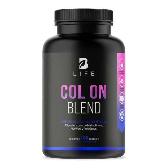 Limpieza Para Colon de 180c Con Hoja De Malva B Life BLIFE Cápsulas