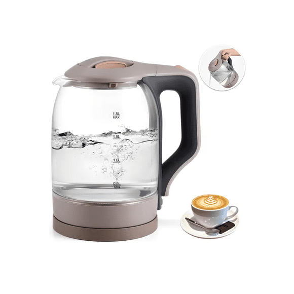 Hervidor De Acero Inoxidable Transparente De 1,8 L Con Luz Xtellar transparente