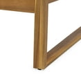 thumbnail image 3 of GDF Studio Johnlucas Outdoor Acacia Wood Club Chair with Cushion, Teak and Beige, 3 of 7