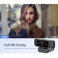 thumbnail image 2 of Streaming Webcam for PC - 1080P HD Webcam with Microphone, Privacy Cover, AutoFocus, Noise Cancellation, Auto Light Correction, USB Computer Web Camera, Plug and , for Laptop, Desktop,, 2 of 8