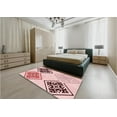 thumbnail image 4 of Ahgly Company Indoor Rectangle Patterned Light Rose Pink Area Rugs, 5' x 7', 4 of 6