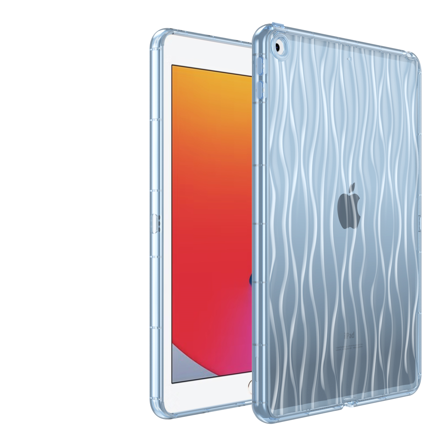 Custodia Per IPad Per Bambini – Antiurto In EVA, Con Tracolla E Maniglia, Compatibile IPad Air 4/5 E Pro 11 (2018-2022), Motivo Panda Blu