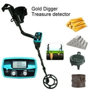 Allosun Pro Metal Detector Adults Gold Silver Finder 9 inch Waterproof Search Coil Underwater TS180