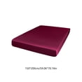 thumbnail image 3 of 150x200 Silk Fitted Sheet Ice Silk Bed Sheet Washed Silk Mattress Cover Cover, 3 of 6