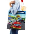 thumbnail image 4 of Super Firefighter Rescue Bolso de tela con estampado de lienzo para mujer, bolsa de compras reutilizable y estética, con cremallera interior, regalo para mujer,40*45cm., 4 of 6