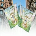 thumbnail image 4 of Shiba Inu Hello Spring Time Flower Floral Nature House Flag 28x40in Double Sided Shibas Dog Lovers Gifts Idea Outdoor Decor - 02031, 4 of 5