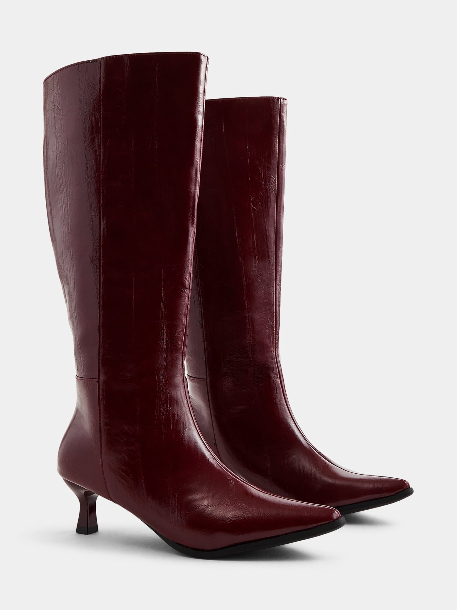 No Boundaries Women’s Kitten Heel Tall Boots