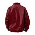 thumbnail image 2 of Jackets for Men Hoodless Casual Bomber Jacket Outwear Long Sleeve Loose Sports Cargo Outdoor Windproof Coat Fashion Casual Coats, 2 of 8
