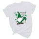 thumbnail image 4 of Camisetas con estampado del Día de San Patricio y cuello redondo para mujer, blusas femeninas cómodas a la moda, Tops Fridja bn948, 4 of 6