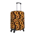 thumbnail image 6 of Salouo Red Black Plaid Sunflower Pattern Travel Dust-proof Suitcase Cover, Softside Suitcase Protector Luggage Cover Protector for 18-32inch ,Not Included Suitcase, 6 of 8