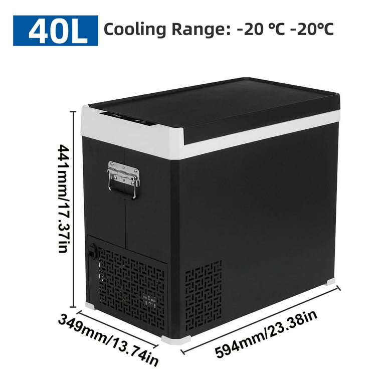 40Liters Auto Car Refrigerator DC12V Compressor Portable Freezer