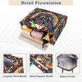 thumbnail image 3 of FORMRS Womens Corduroy Tote Bag Crossbody Shoulder Handbag with Pocket, Blue Geometric Eagle, 3 of 7