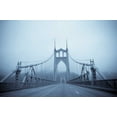 thumbnail image 2 of Erin Berzel 18x13 White Modern Wood Framed Wall Art Titled - Westbound on the Bridge II, 2 of 5