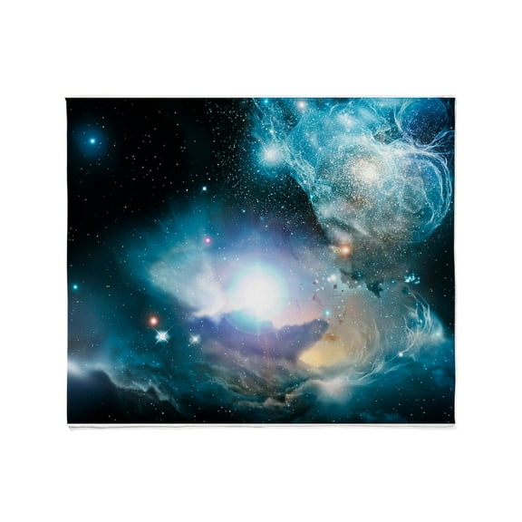 CafePress - Primordial Quasar, Artwork Throw Blanket - Soft Fleece Throw Blanket, 50"x60" for All Ages