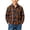 Brown, variant on Fashion Boys Buffalo Plaid Button Down Shirts Casual Fall Long Sleeve Flannel Collared T-Shirt Lightweight Western Shirts Tops with Chest Pocket 2-15 Years
