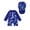 Light Blue, variant on Toddler Long Sleeve Swimsuit One Piece Swimsuit Shark Long Sleeve Zip Up Bathing Suit with Sun Cap Infant Rash Guard Swimwear