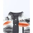 thumbnail image 2 of Womens Fleece Jacket Western Aztec Print Long Sleeve Snap Button Down Shacket Jackets with Pockets, 2 of 6