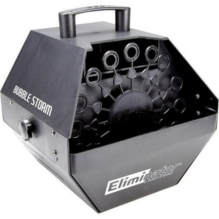 Eliminator Lighting Storm Bubble Effects Machine, Black