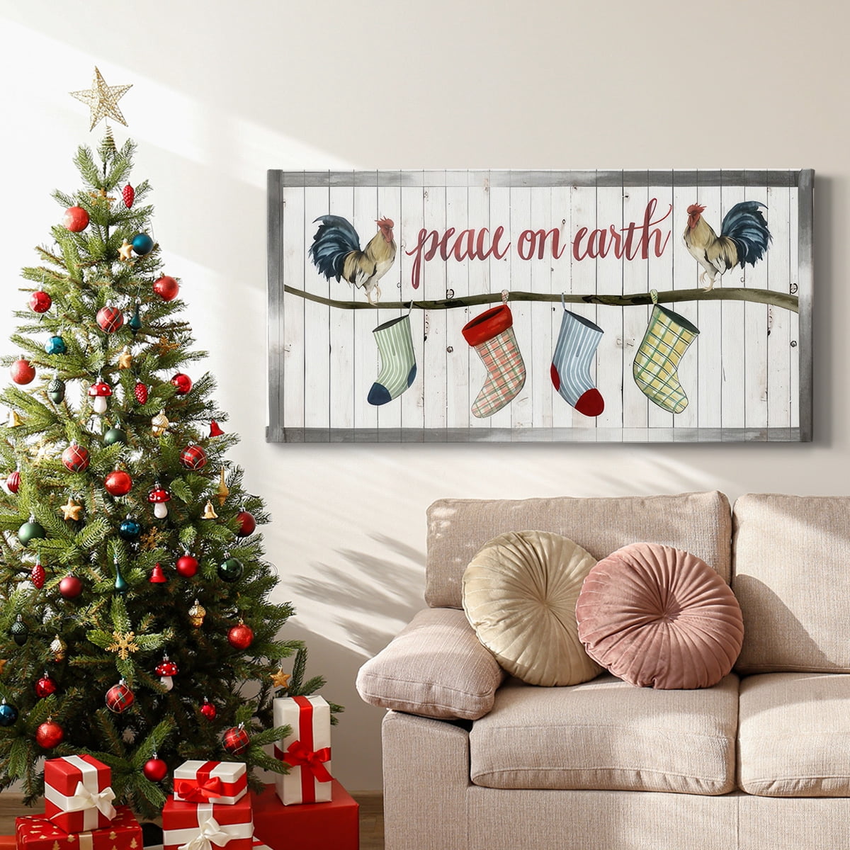 Festive Farm Collection C- Gallery Wrapped Canvas